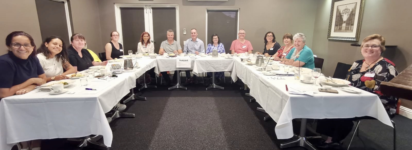 Silver Service Toastmasters monthly dinner meeting